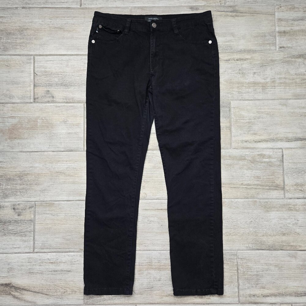 Maxi Millian Black Jeans Men's Straight Leg Performance Stretch Casual 36W 32L